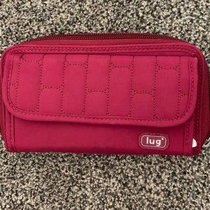 Lug wallet cranberry/pink